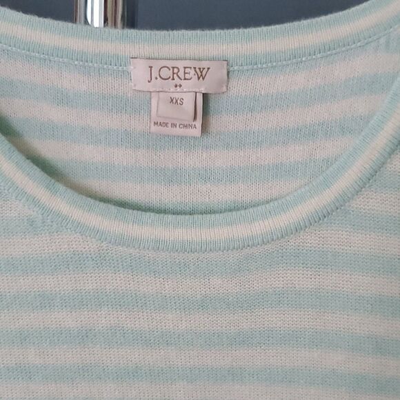J. Crew Wool Blend Striped Sweater - Picture 3 of 9
